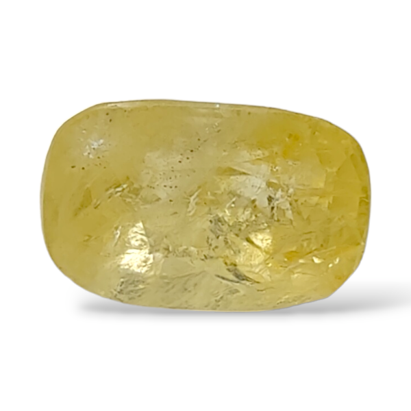 Natural yellow sapphire (pukhraj)