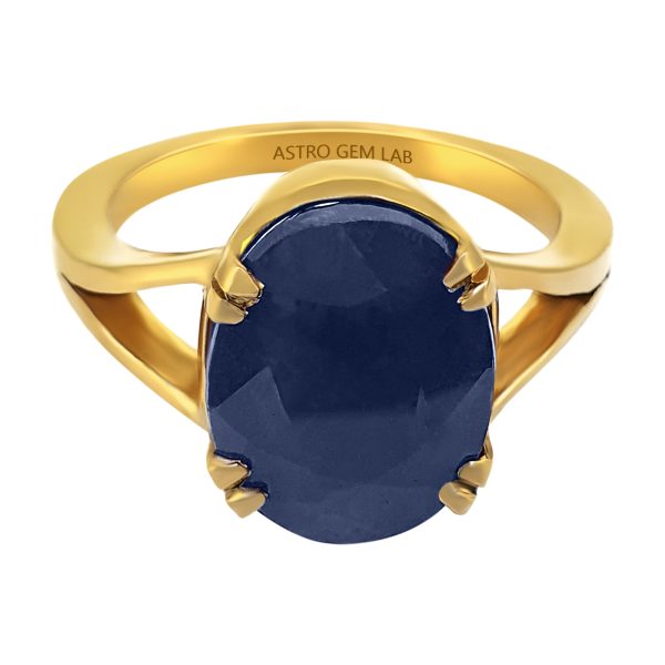 Natural Blue Sapphire ashtadhatu Ring