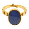 Natural Blue Sapphire Adjustable Ring