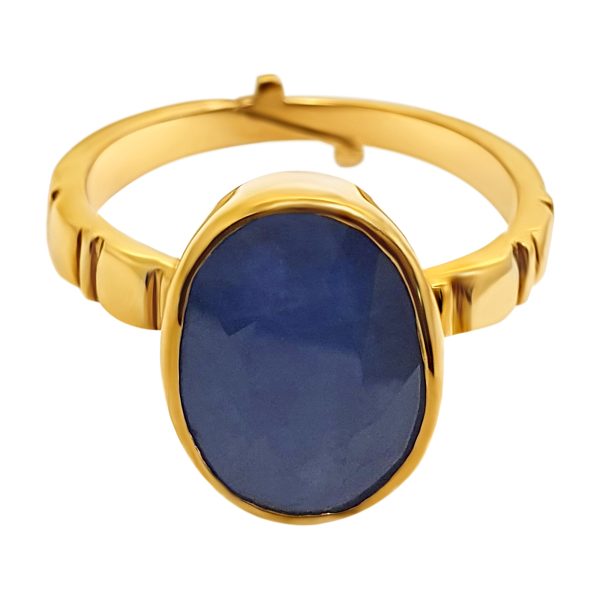 Natural Blue Sapphire Adjustable Ring