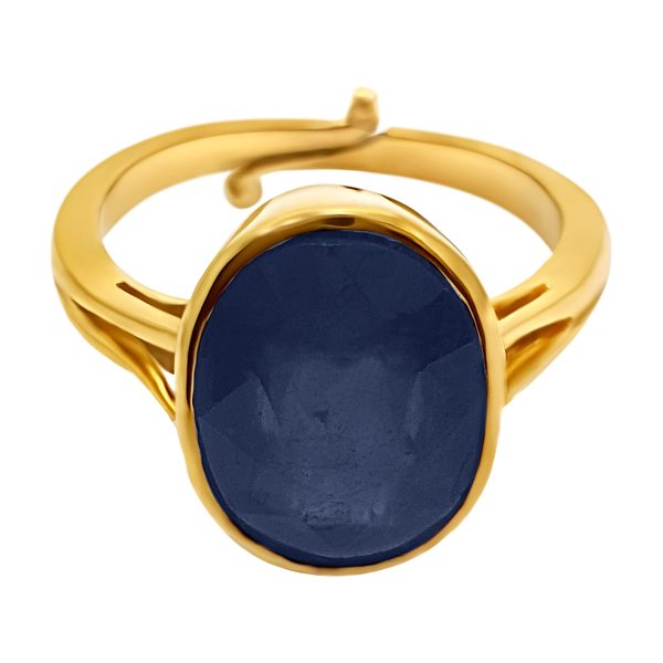 Natural Blue Sapphire Adjustable Ring