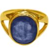 blue sapphire neelam ring