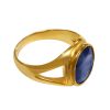 blue sapphire neelam ring