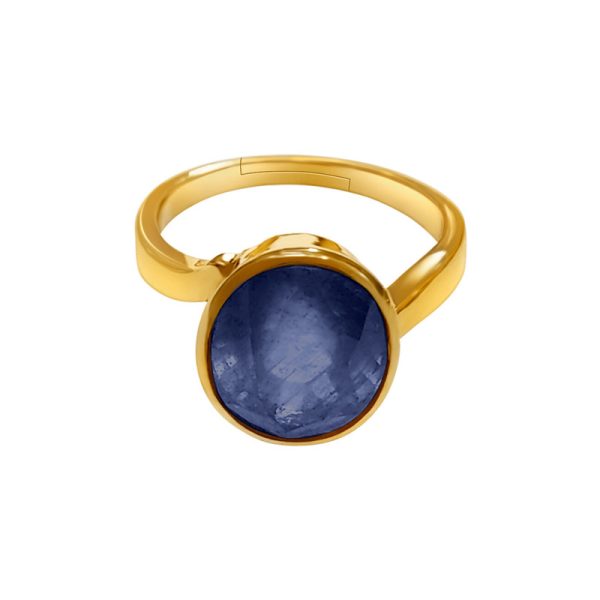 blue sapphire neelam ring