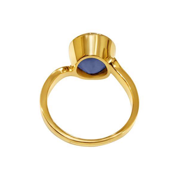 blue sapphire neelam ring