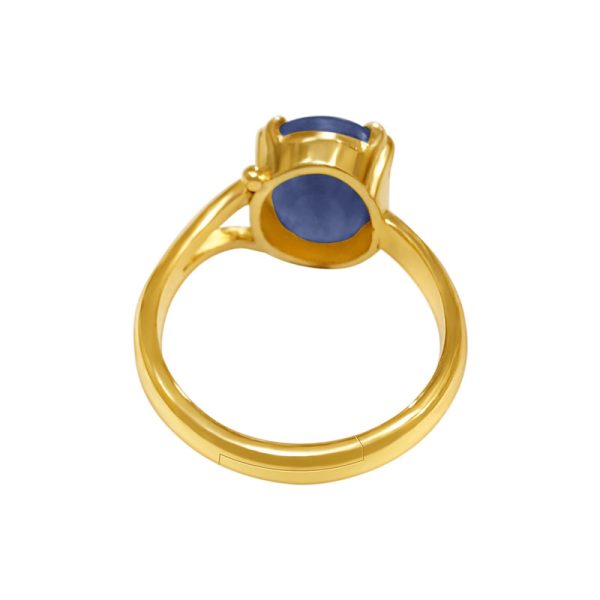 blue sapphire neelam ring