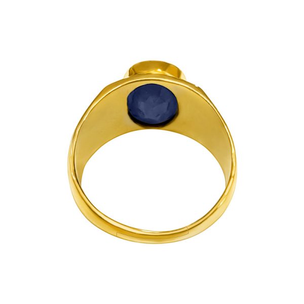 blue sapphire neelam ring