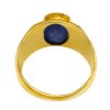 blue sapphire neelam ring