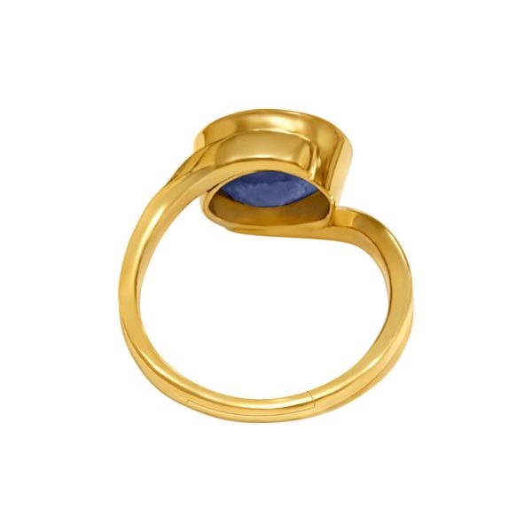 blue sapphire neelam ring