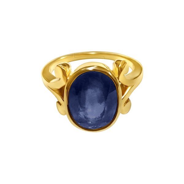 blue sapphire neelam ring