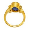 blue sapphire neelam ring