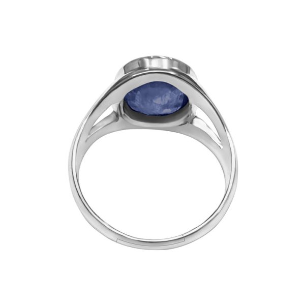 blue sapphire neelam ring