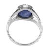 blue sapphire neelam ring