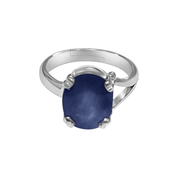 blue sapphire neelam ring