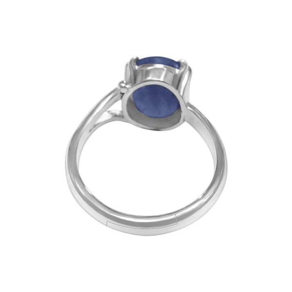 blue sapphire neelam ring