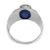 blue sapphire neelam ring