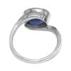 blue sapphire neelam ring