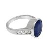 blue sapphire neelam ring