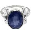 blue sapphire neelam ring