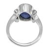 blue sapphire neelam ring