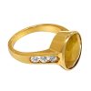 yellow sapphire pukhraj ring