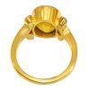 yellow sapphire pukhraj ring